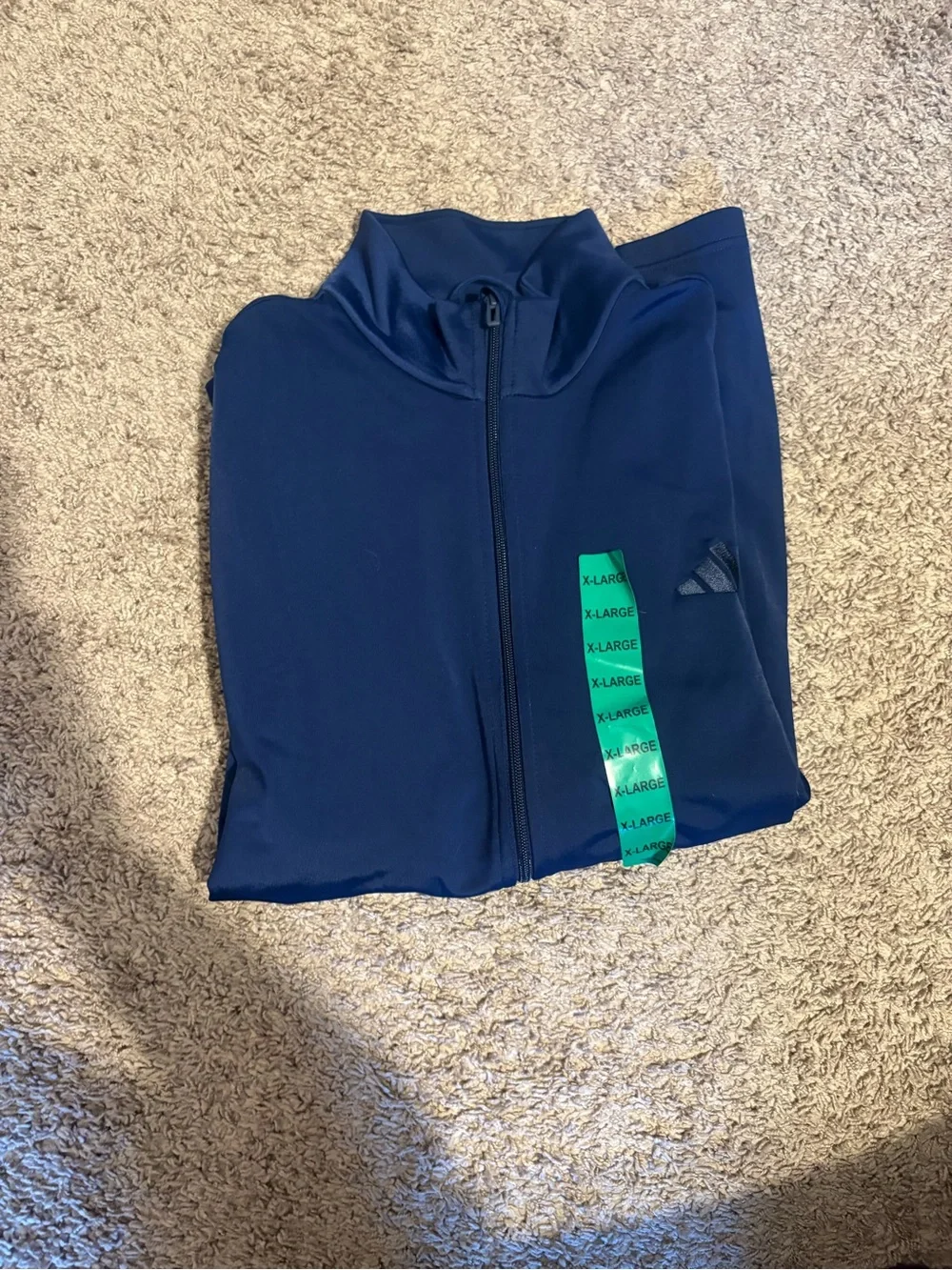 Adidas Navy Blue Athletic Set - pants and zip up - Picture 7 of 10